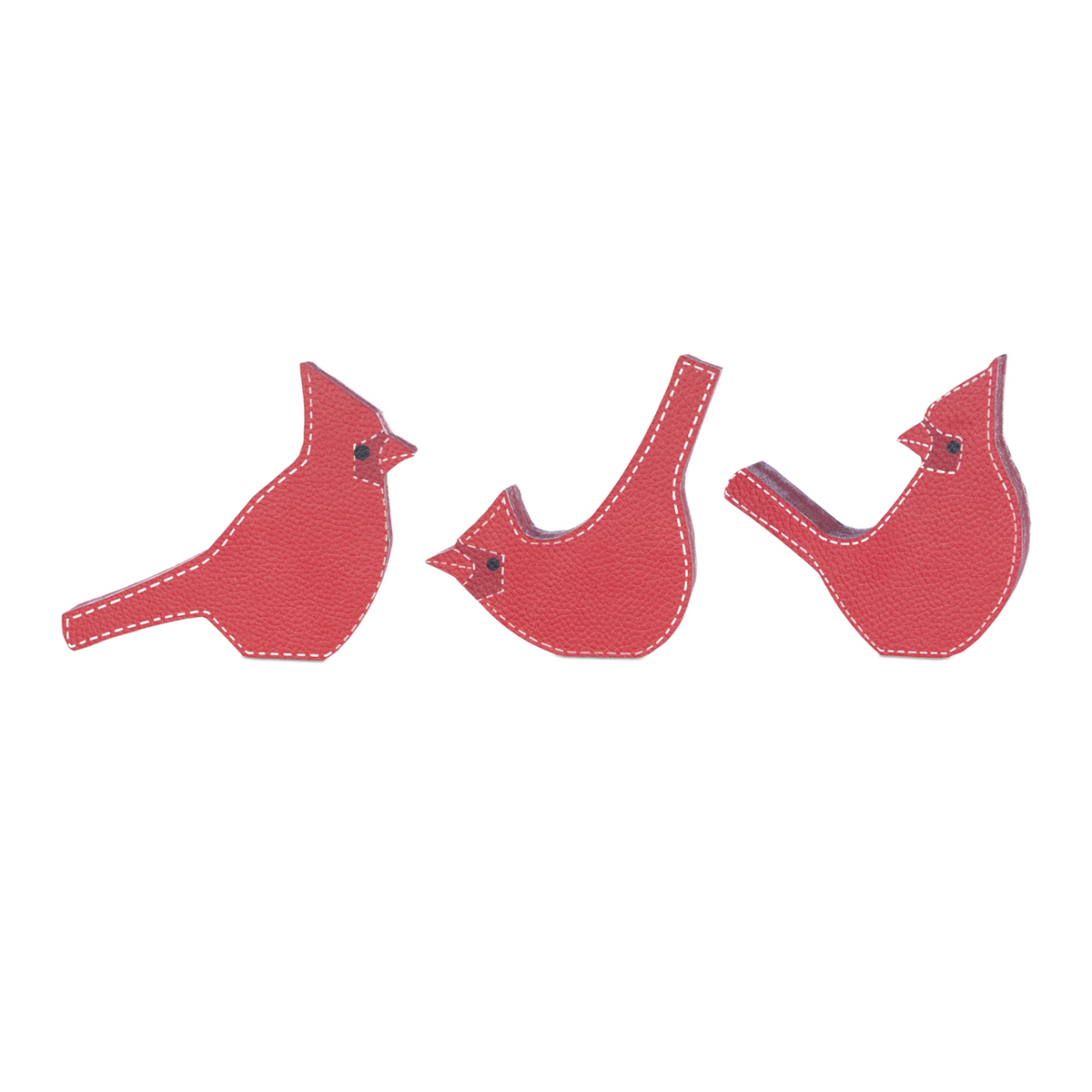 Cardinal Bird Shelf Sitter (Set of 3) -Ship Only