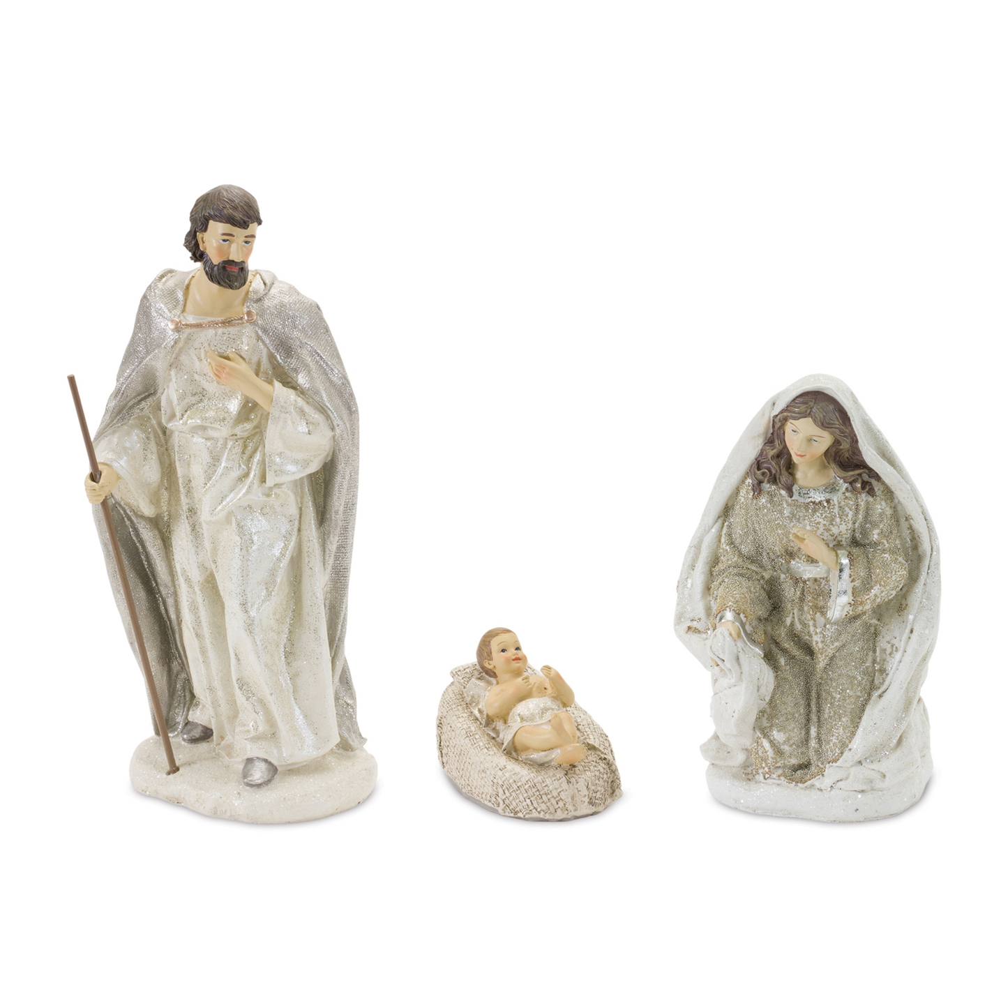 Holy Family Nativity Figurines (Set of 3) -Ship Only