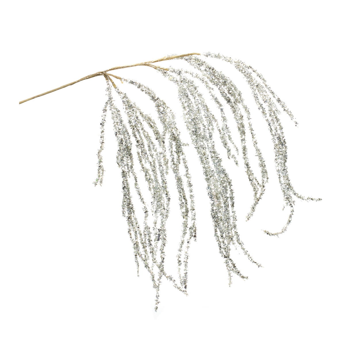 Hanging Tinsel Branch (Set of 2) -Ship Only