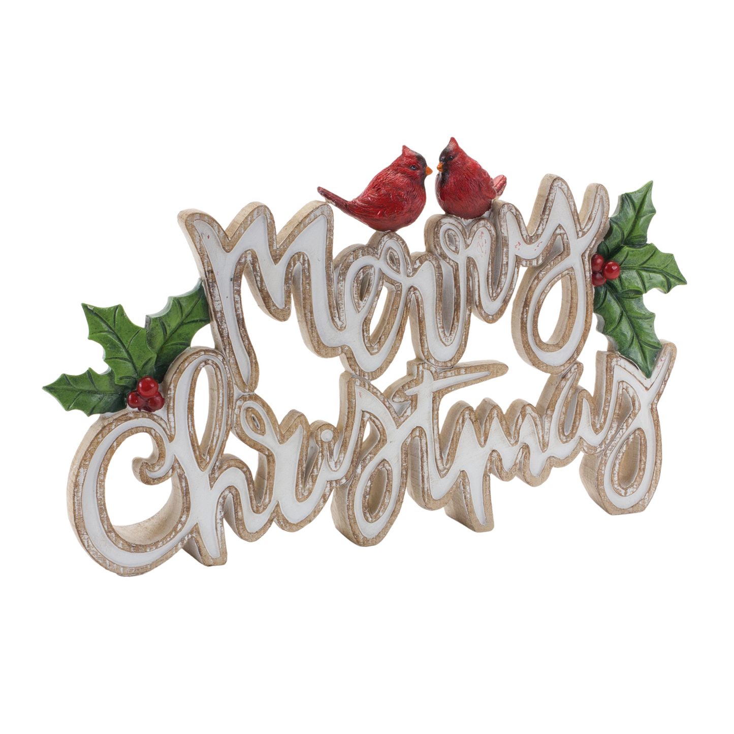 Merry Christmas Tabletop Sign (Set of 2) -Ship Only