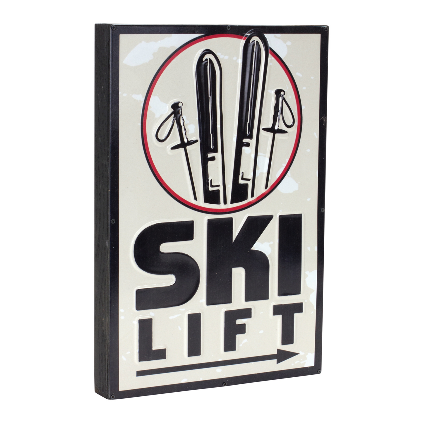 Ski Lift Lodge Sign 15.75"H -Ship Only