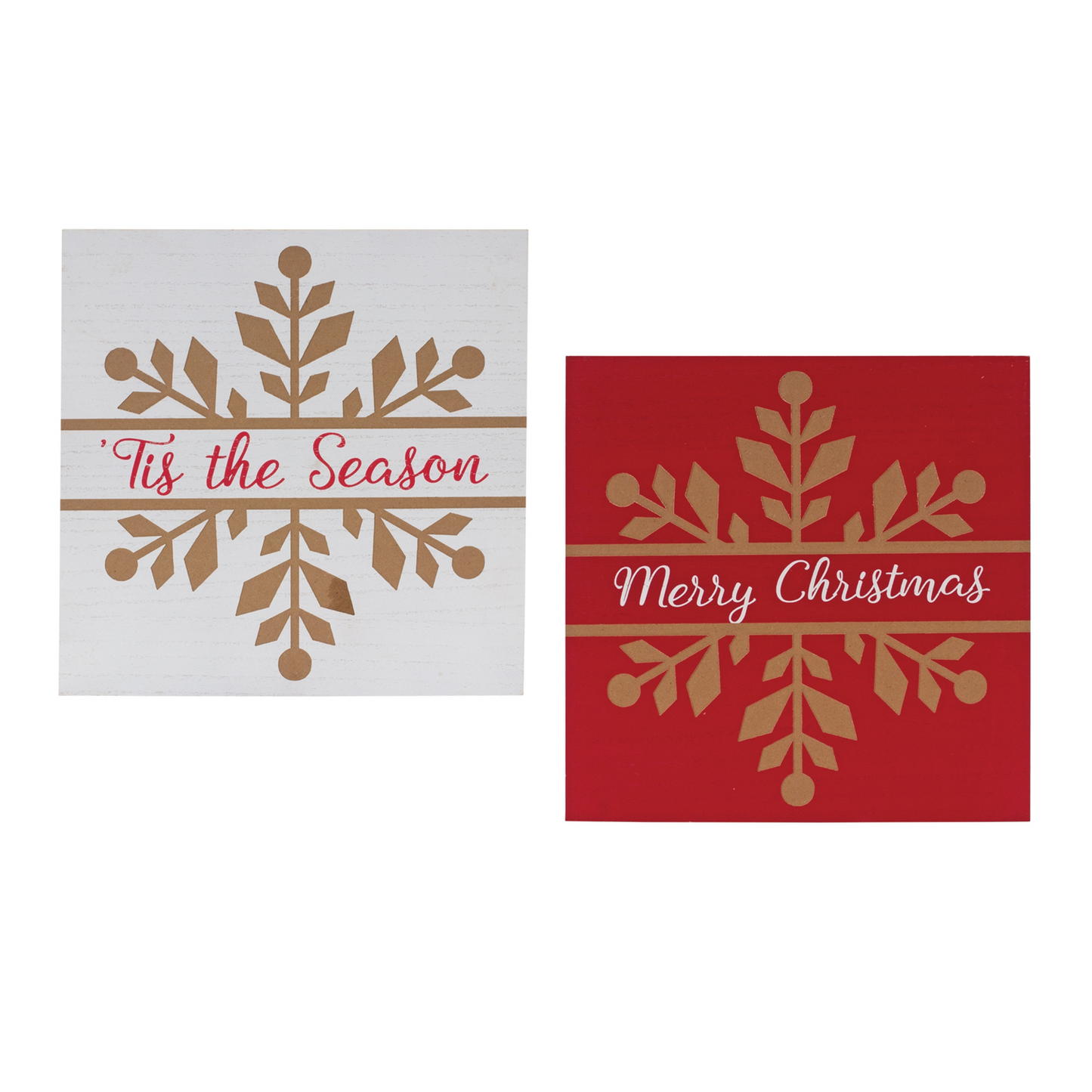 Snowflake Sentiment Sign (Set of 6) -Ship Only