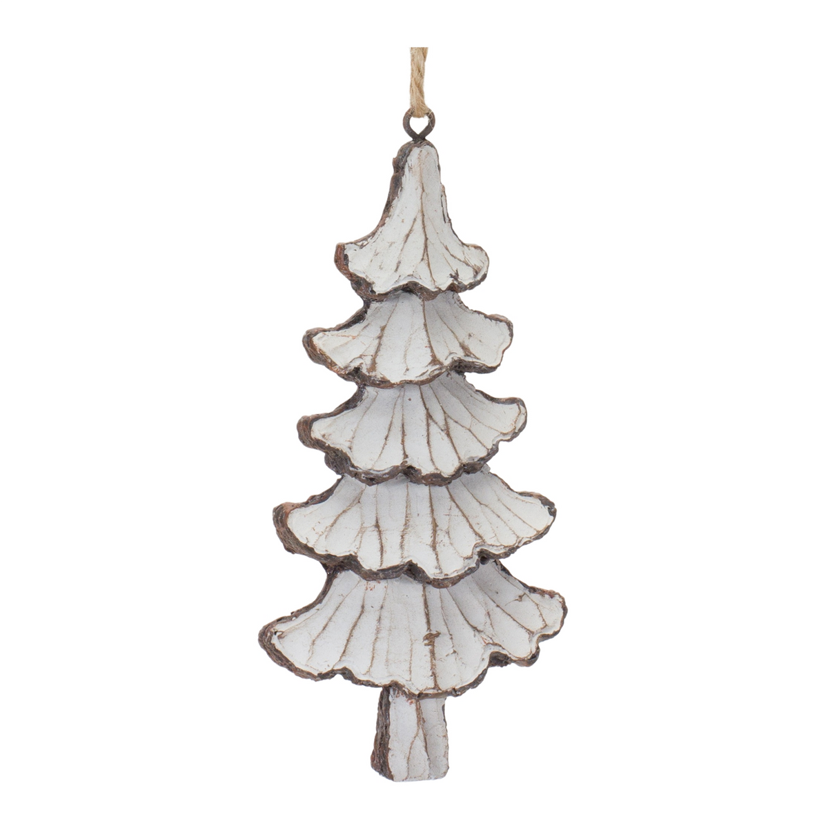 Carved Pine Tree Ornament (Set of 12) -Ship Only