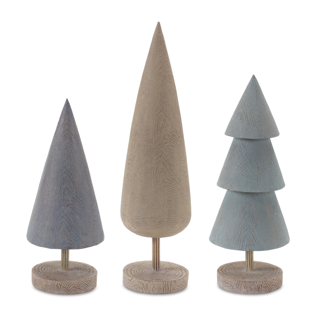 Modern Tabletop Pine Tree (Set of 6) -Ship Only