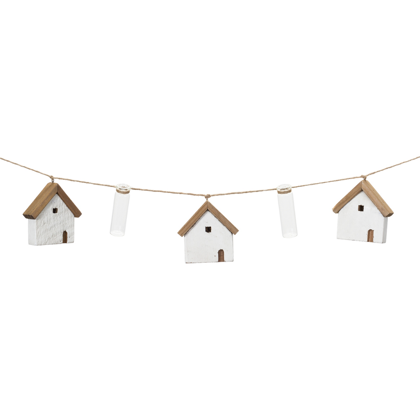 House and Tube Vase String Garland (Set of 2) -Ship Only