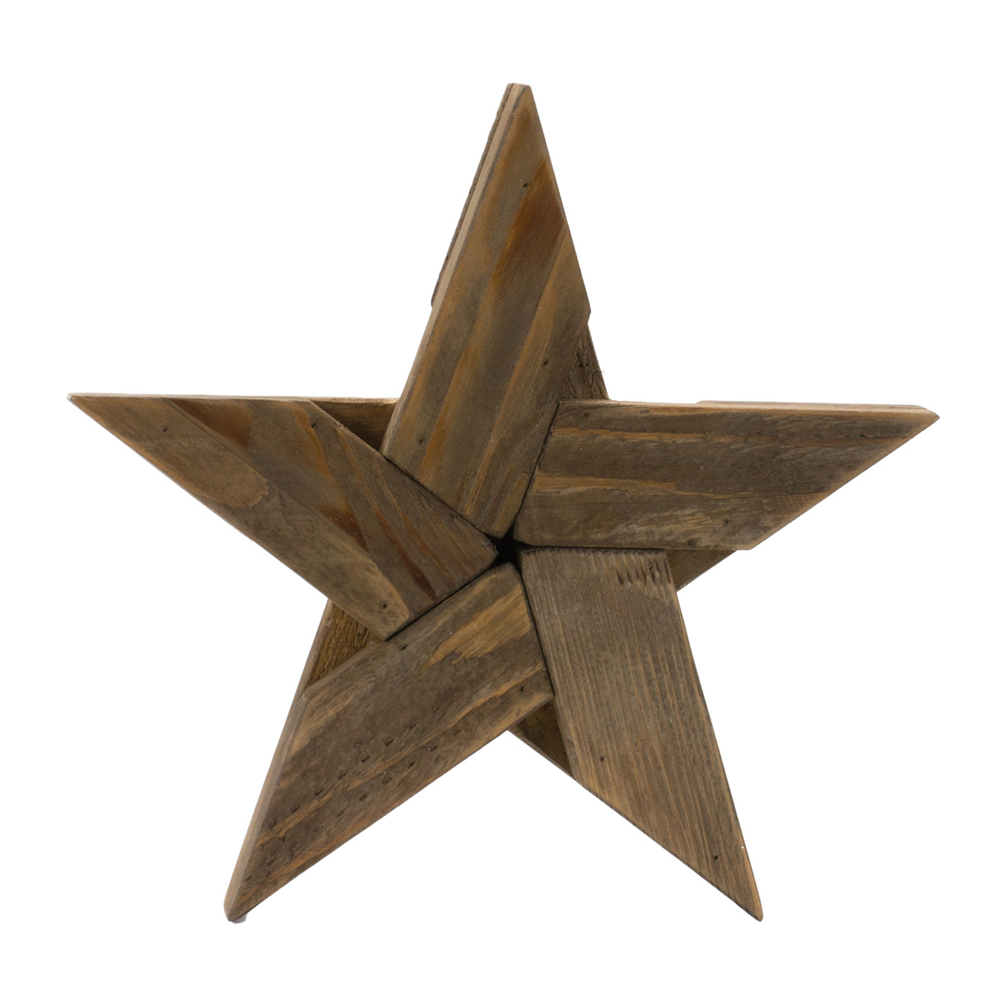 Pine Wood Star Decor (Set of 2) -Ship Only
