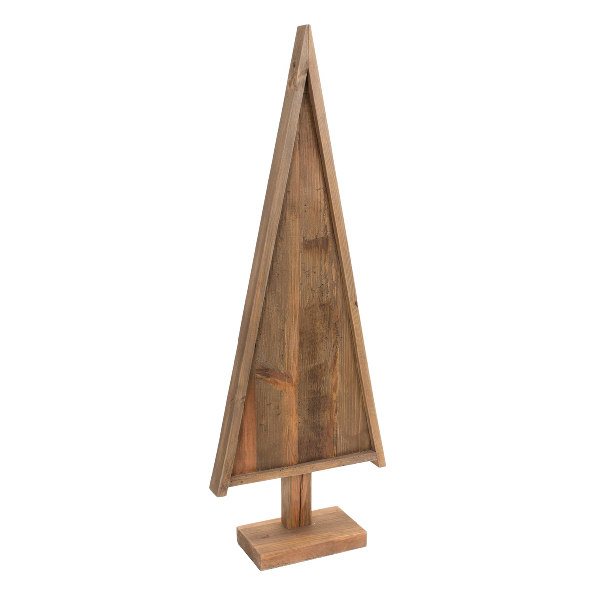 Natural Wood Pine Tree Shape 3.5'H -Ship Only