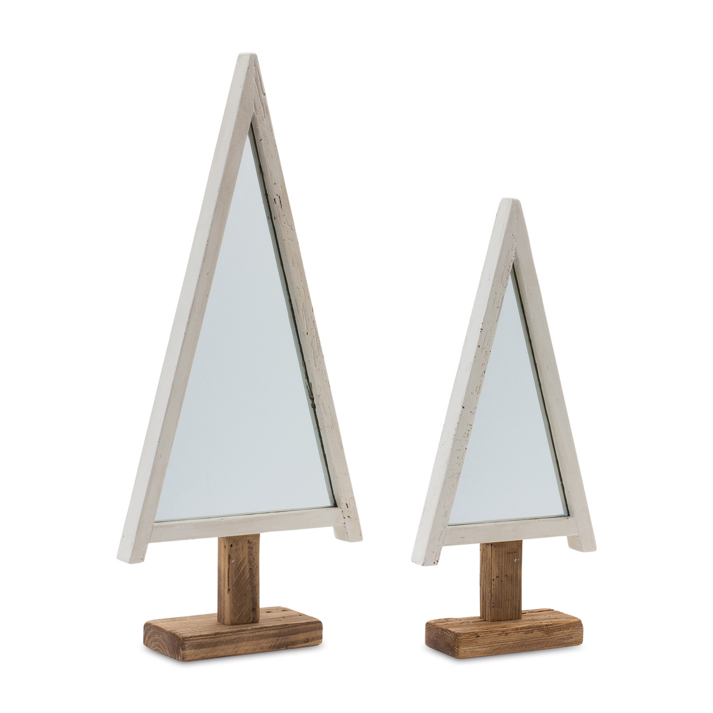 Framed Mirror Pine Tree (Set of 2) -Ship Only