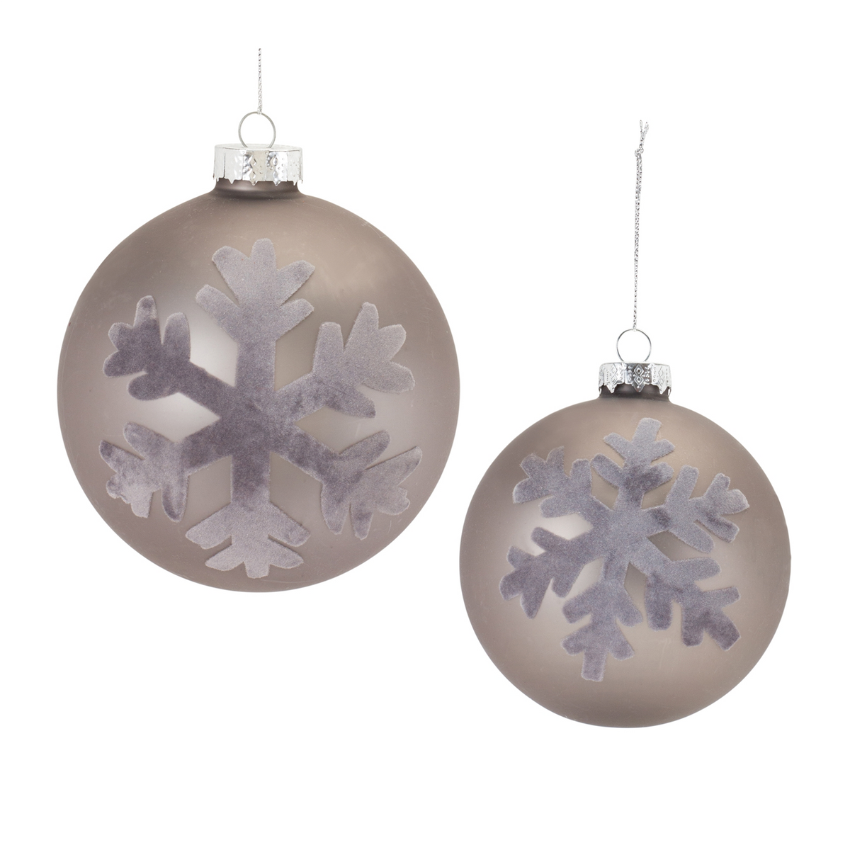 Snowflake Ball Ornament (Set of 6) -Ship Only
