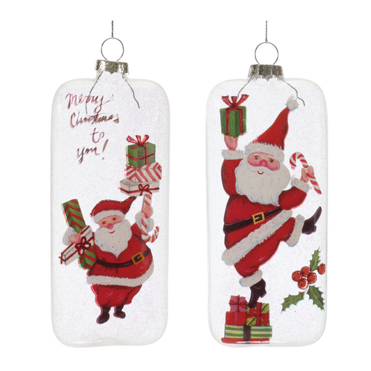 Whimsical Santa Ornament (Set of 12) -Ship Only