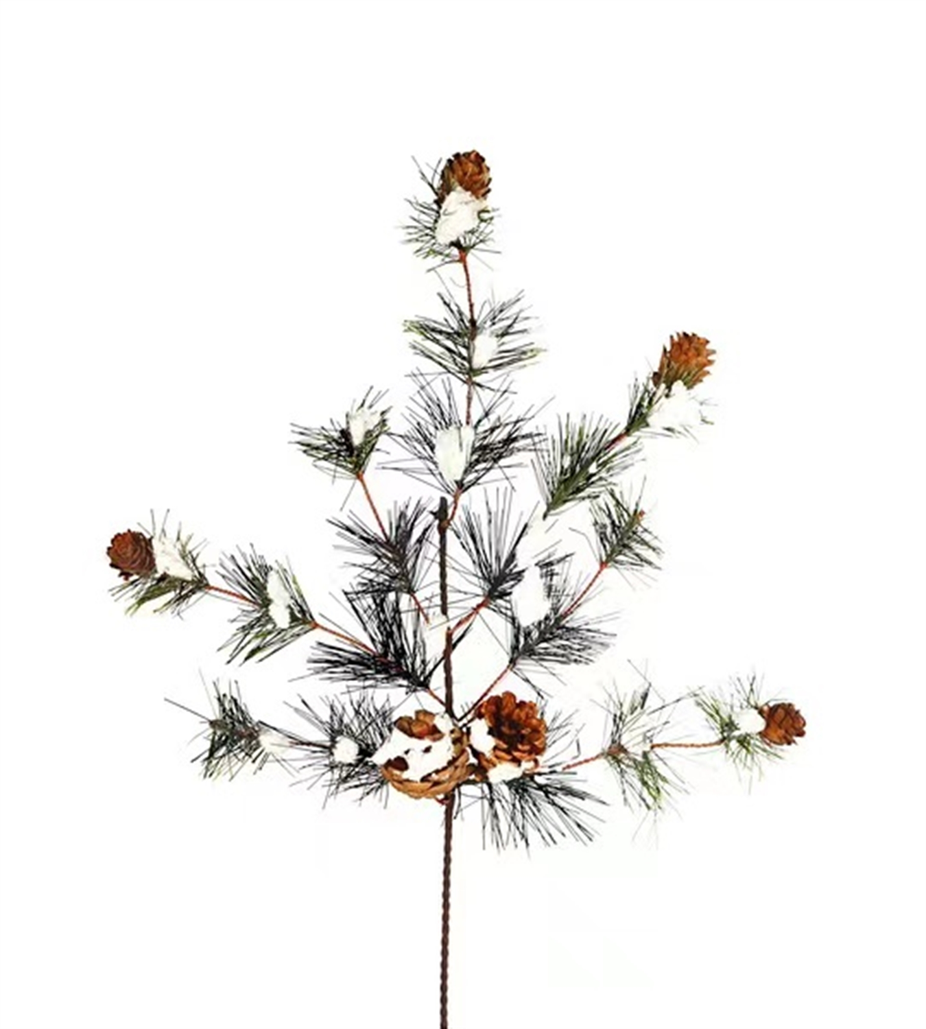 Snowy Pine Spray (Set of 6) -Ship Only