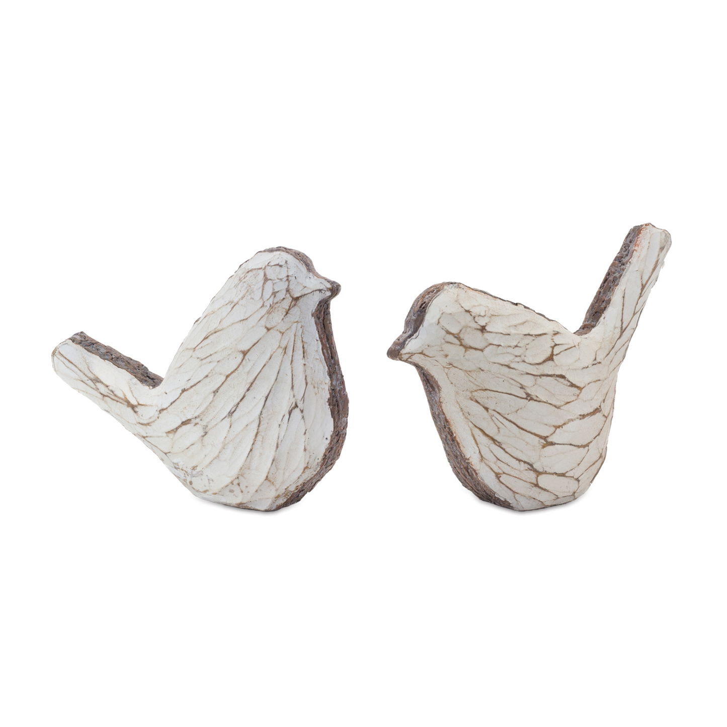 Carved Bird Figurine (Set of 4) -Ship Only