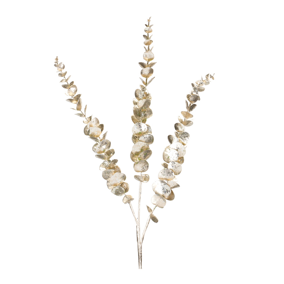 Glittered Eucalyptus Spray (Set of 6) -Ship Only