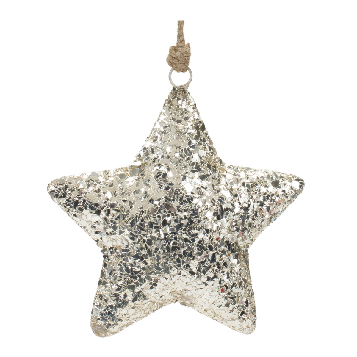 Mosaic Metal Star Ornament (Set of 4) -Ship Only
