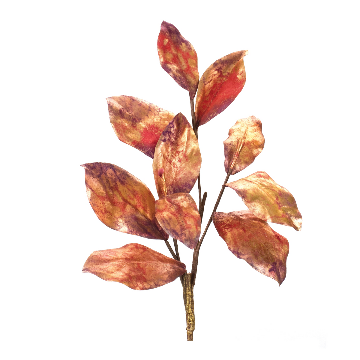 Metallic Harvest Leaf Spray (Set of 2) -Ship Only