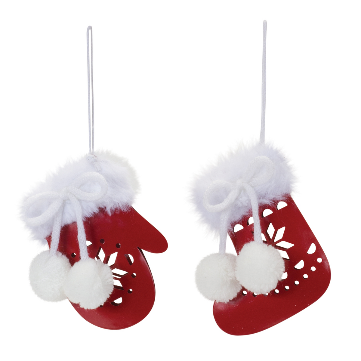 Snowflake Mitten and Stocking Ornament (Set of 12) -Ship Only
