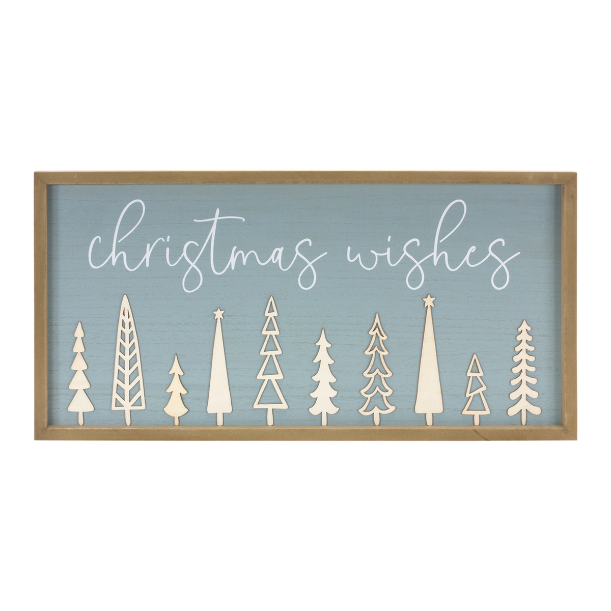 Christmas Wishes Holiday Wall Sign 31.5"L -Ship Only
