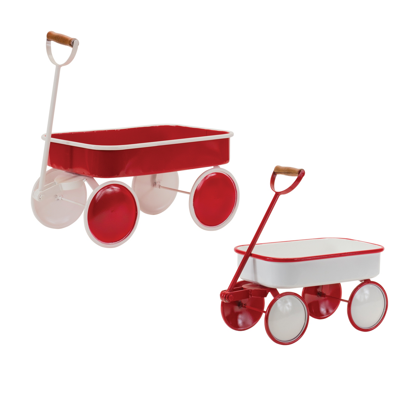 Metal Wagon Decor (Set of 2) -Ship Only