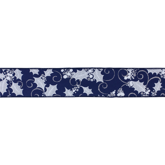 Holly Leaf Ribbon (Set of 2) -Ship Only
