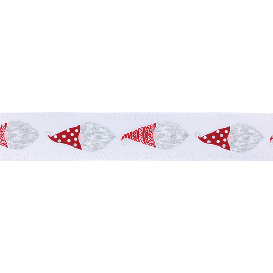 Gnome Santas Ribbon (Set of 2) -Ship Only