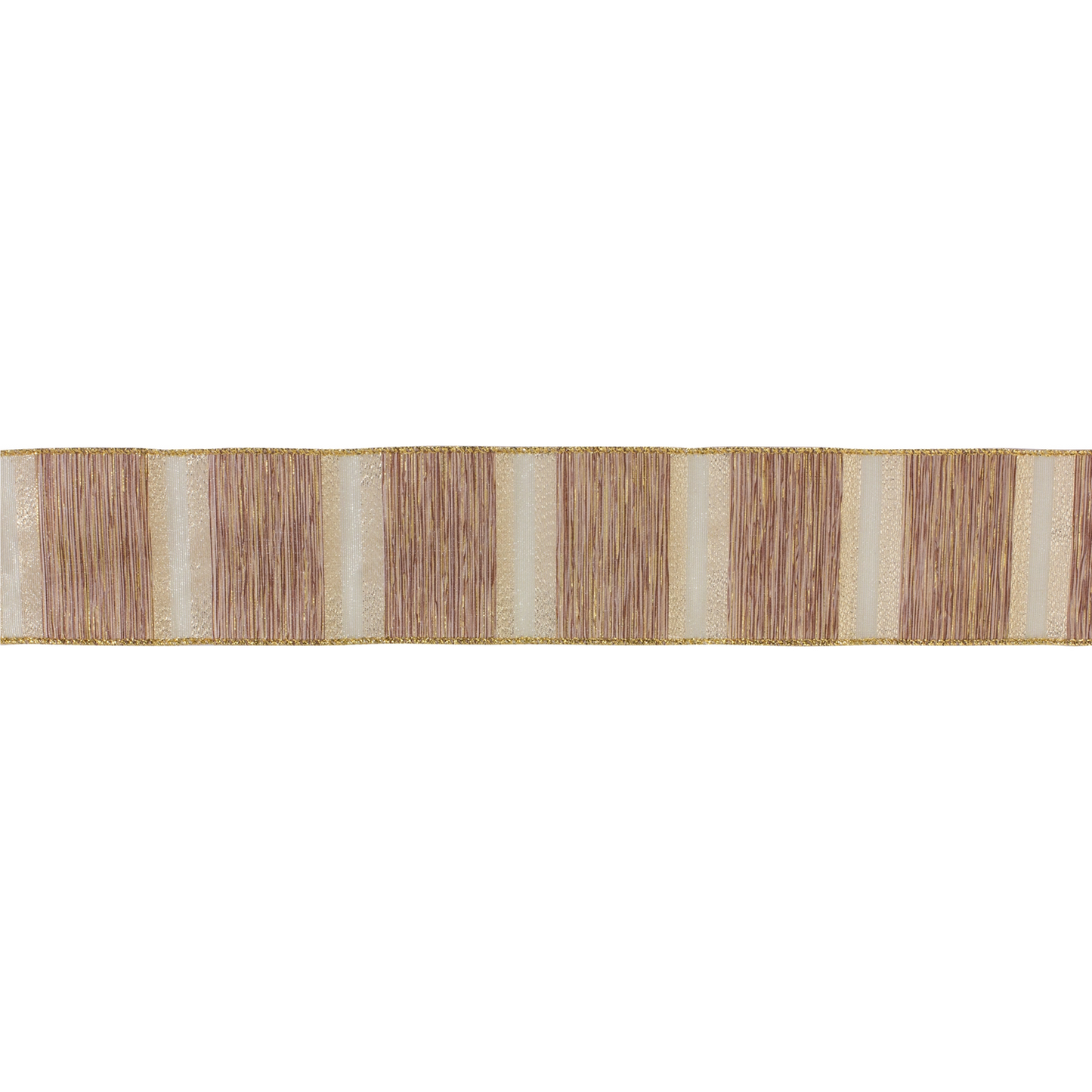 Beige Striped Ribbon (Set of 3) -Ship Only