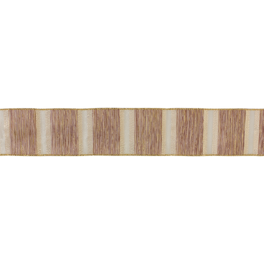 Beige Striped Ribbon (Set of 3) -Ship Only