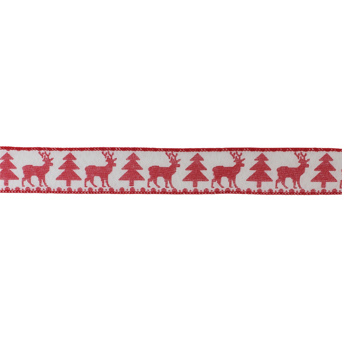 Tree and Deer Holiday Ribbon (Set of 2) -Ship Only
