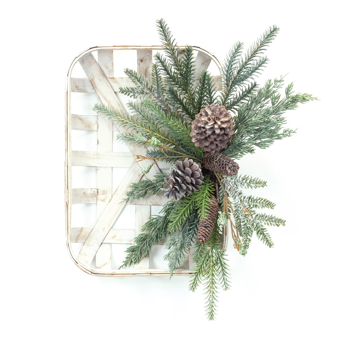 Pine Cone Wood Wall Hanging 20.5"H -Ship Only