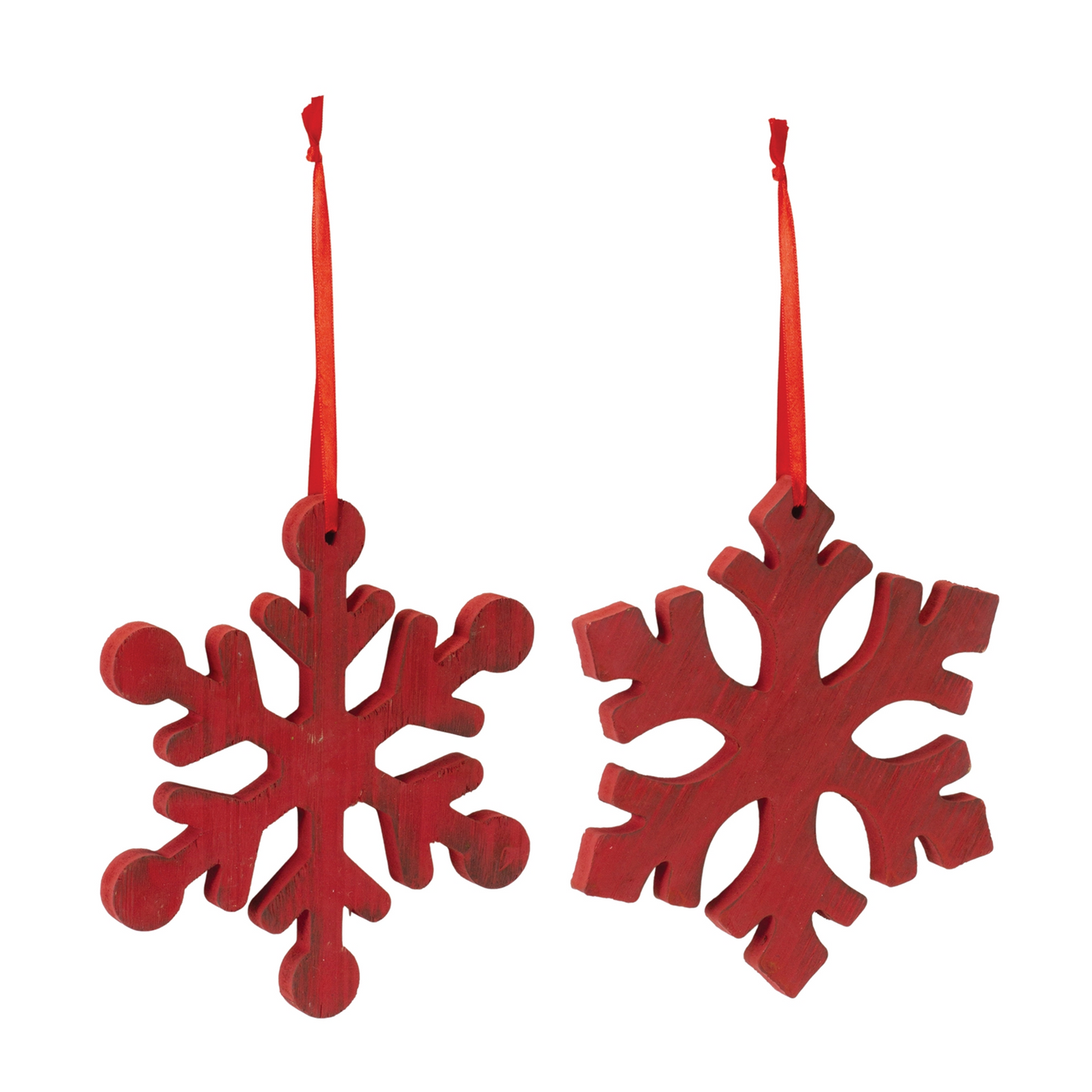 Fir Wood Snowflake Ornament (Set of 12) -Ship Only