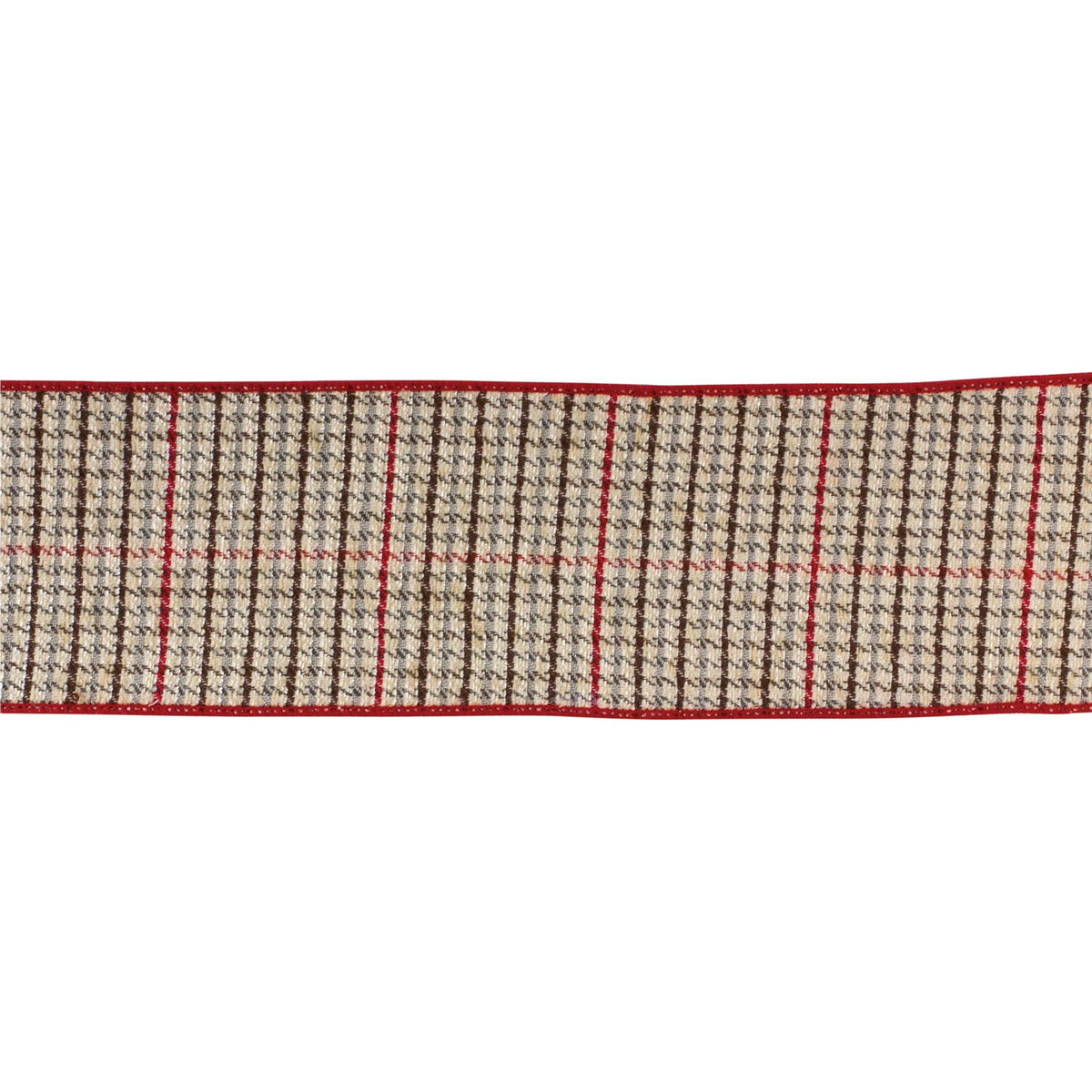 4” x 10 Yds. Ribbon Wired Polyester -Ship Only