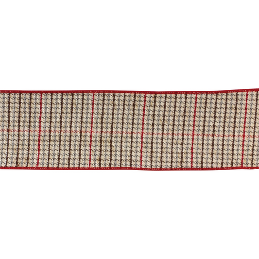 4” x 10 Yds. Ribbon Wired Polyester -Ship Only