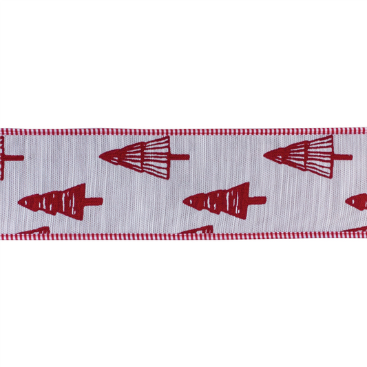 Traditional Holiday Tree Ribbon 4" x 5 yds. -Ship Only