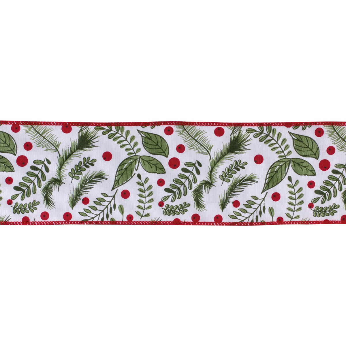 Holiday Foliage Ribbon 4" x 10 yds. -Ship Only