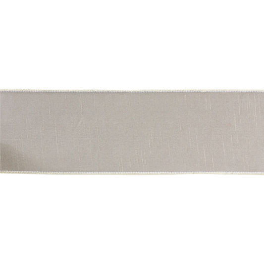 Beige Holiday Ribbon 4" x 10 yds. -Ship Only