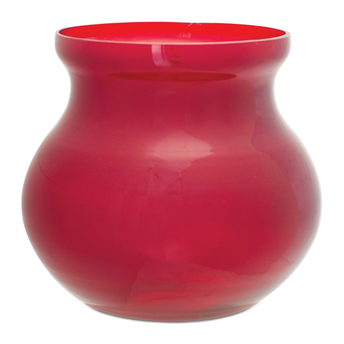 Red Glass Vase (Set of 2) -Ship Only