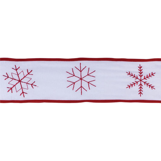 Holiday Snowflake Ribbon (Set of 2)