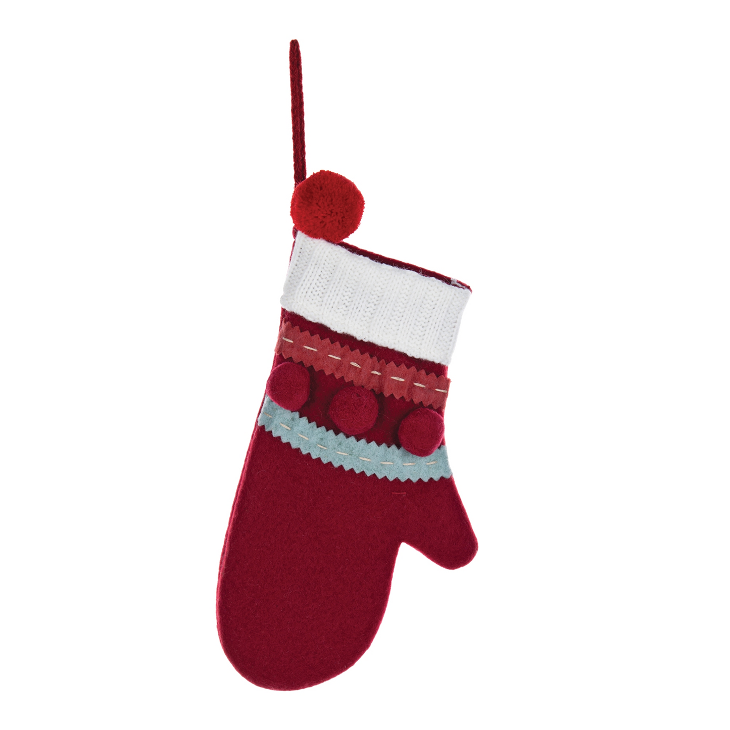 Plush Mitten Ornament (Set of 24) -Ship Only