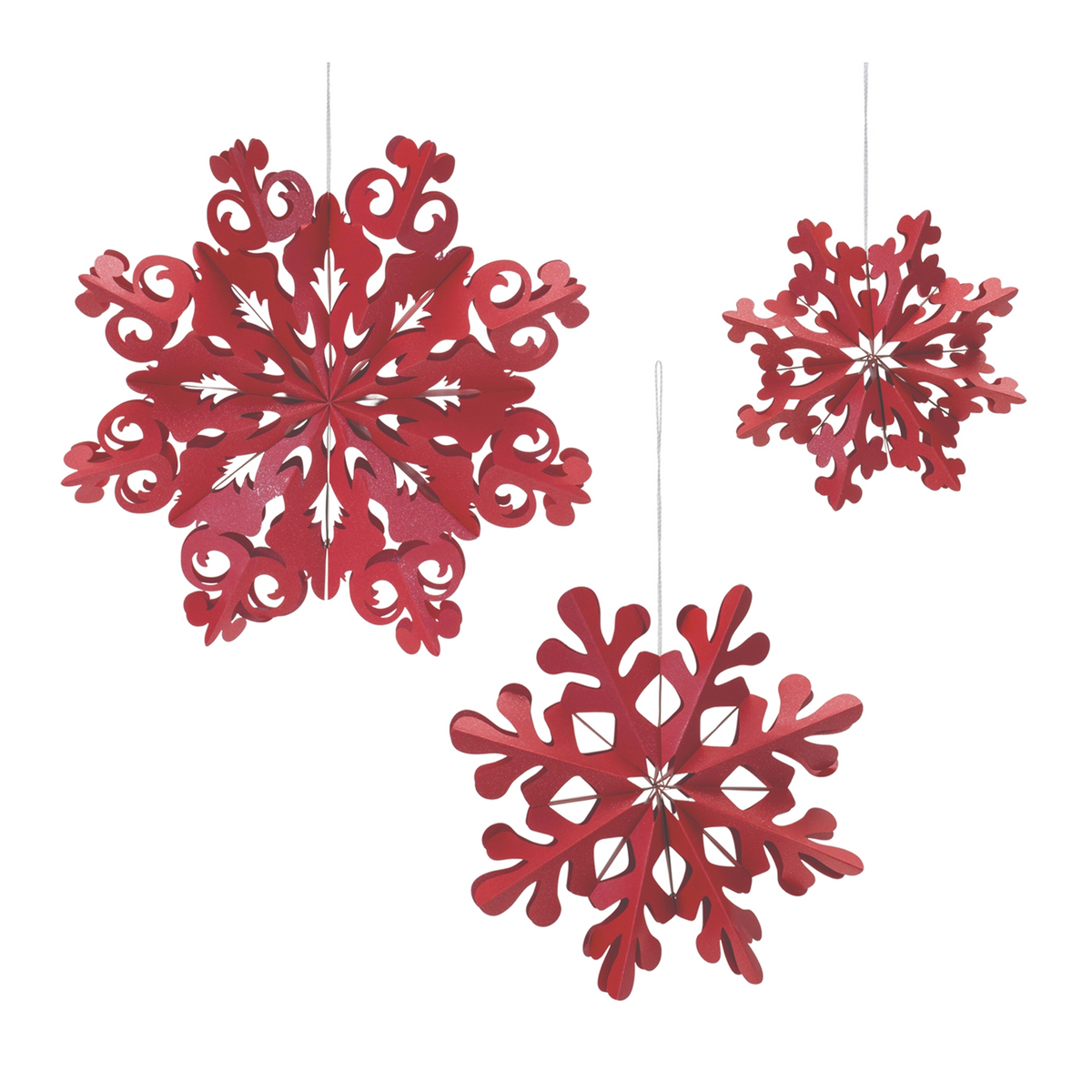 Paper Snowflake Ornament (Set of 6) -Ship Only