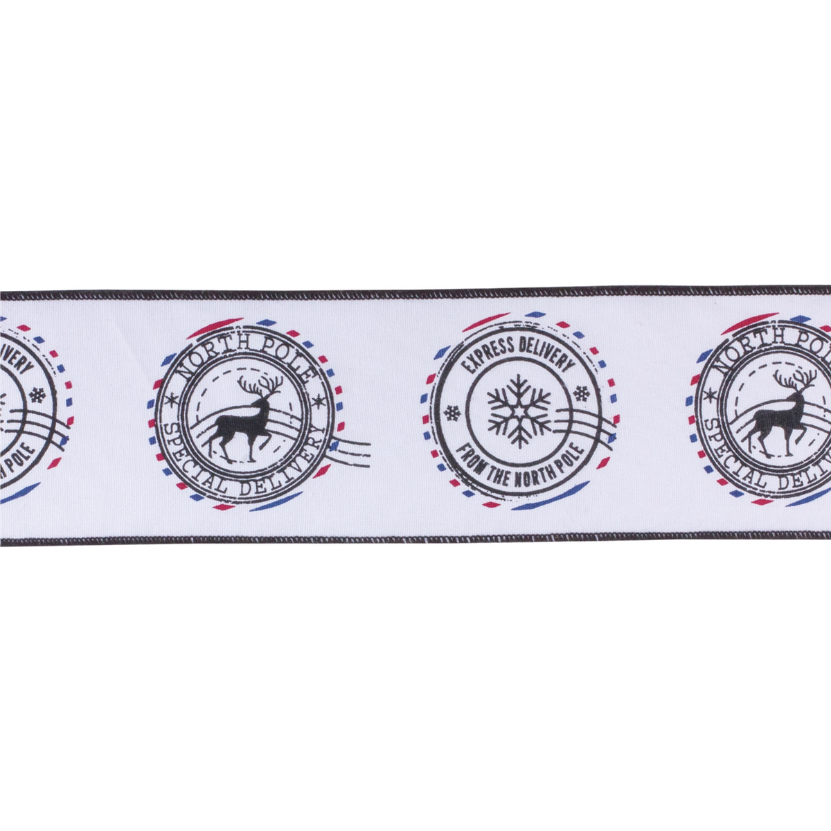 North Pole Holiday Ribbon (Set of 2) -Ship Only