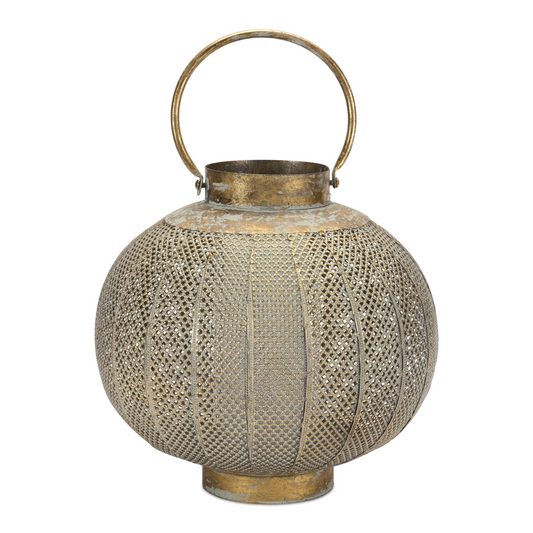 Lantern 10.5"D x 11.5"H Metal -Ship Only