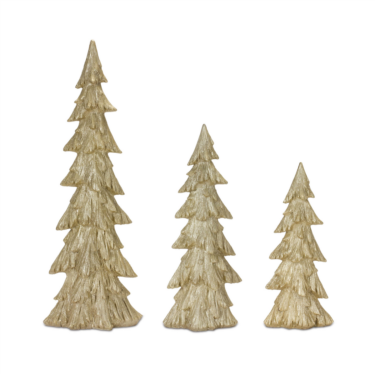 Tree (Set of 3) 15"H, 18"H, 25"H Resin -Ship Only