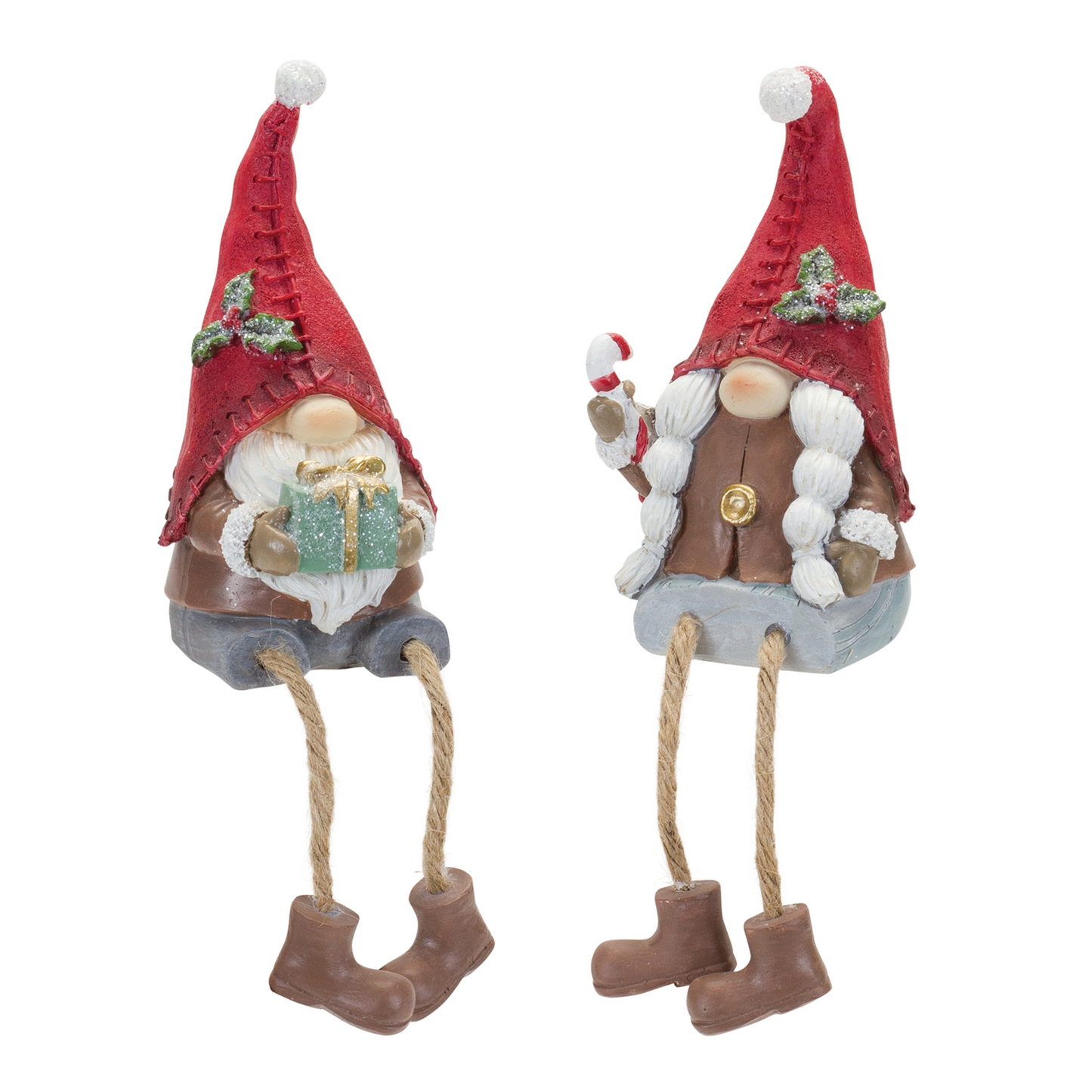 Winter Gnome Shelf Sitter (Set of 6) -Ship Only
