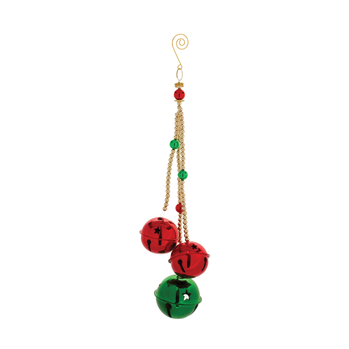 Sleigh Bell Drop Ornament (Set of 6) -Ship Only