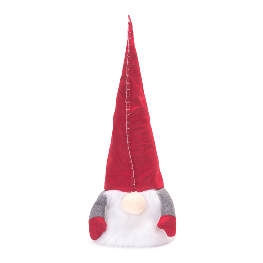 Gnome Tree Topper 18”H Polyester -Ship Only
