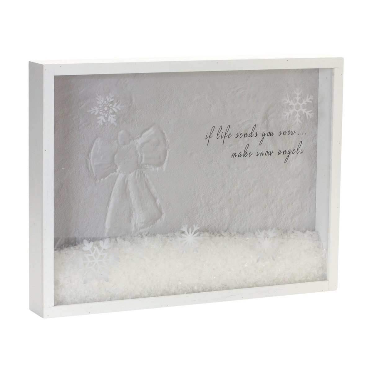 Snow Angel Shadow Box 15.75"L -Ship Only