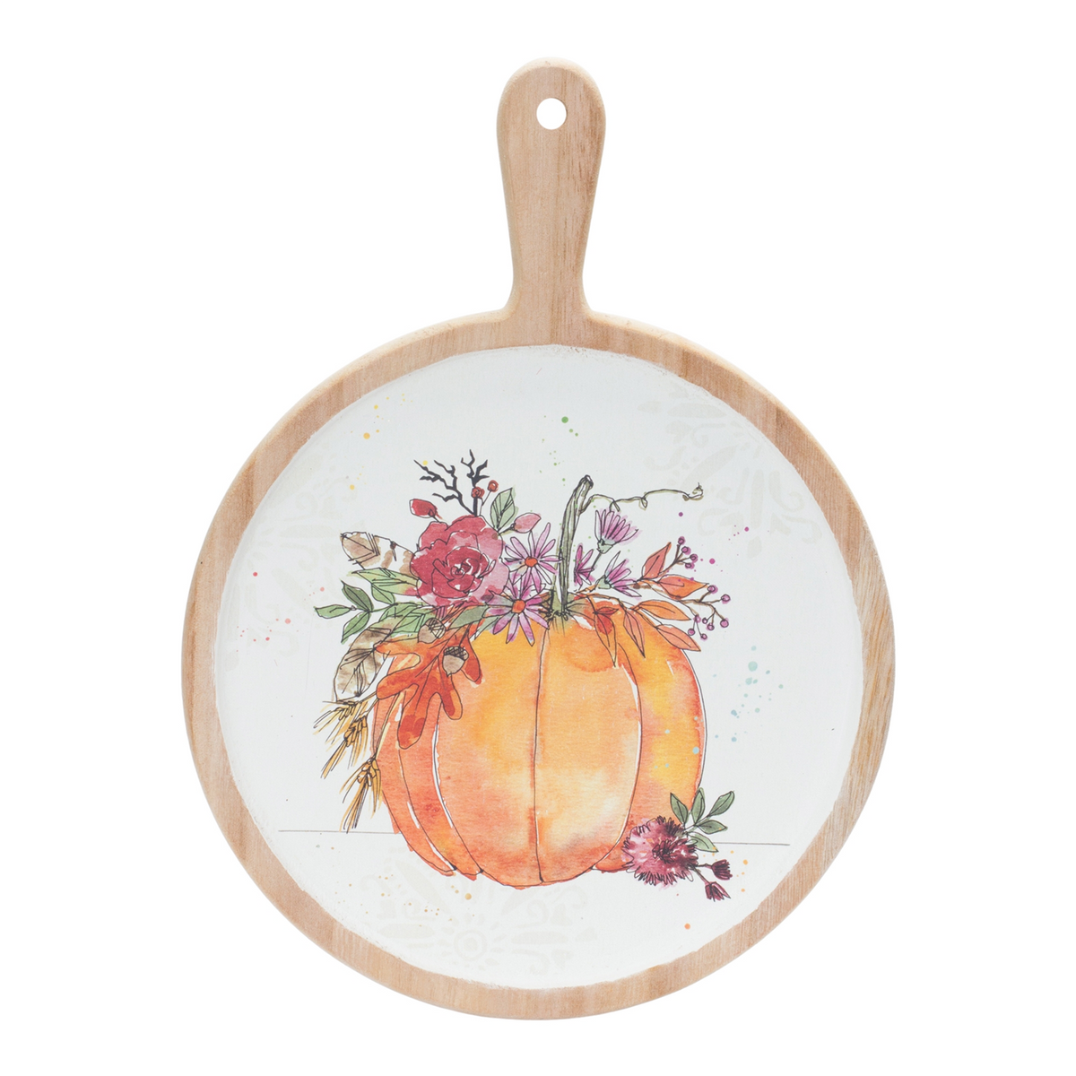Watercolor Pumpkin Cutting Board (Set of 2) -Ship Only