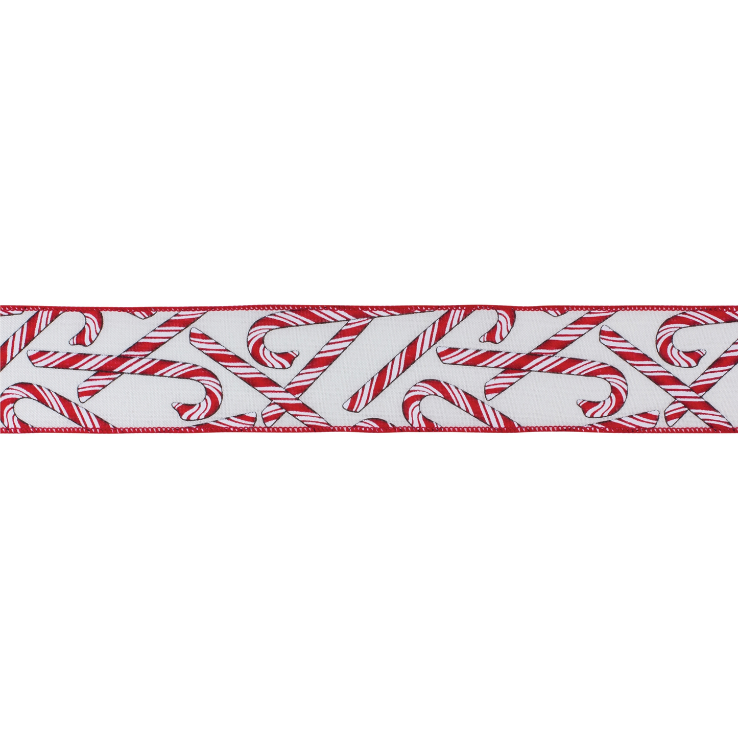 Wired Candy Cane Ribbon (Set of 2) -Ship Only