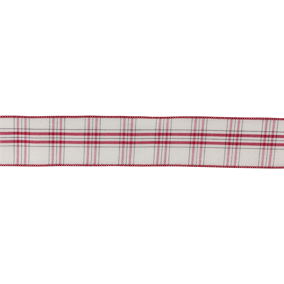 2.5” x 10 Yds. Ribbon (Set of 2) Wired Cotton -Ship Only