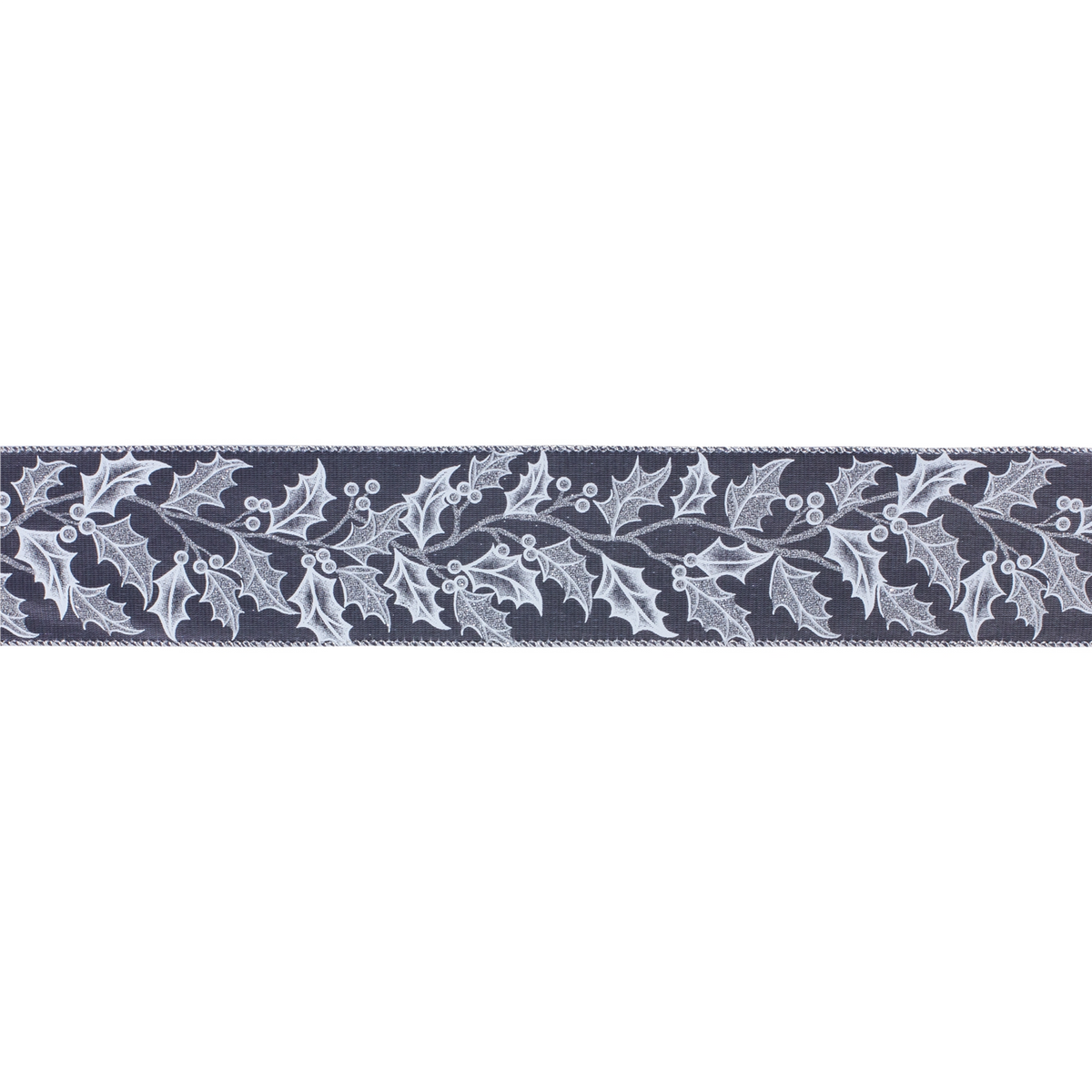 Holly Leaf Holiday Ribbon (Set of 2) -Ship Only
