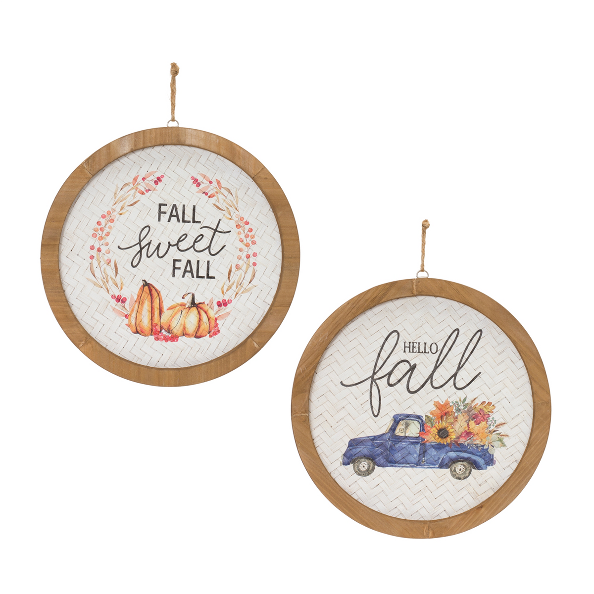 Fall Harvest Plaque (Set of 2) -Ship Only